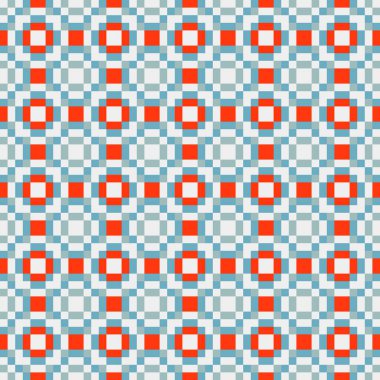 Soyut çapraz desenli üretken hesaplama sanatı çizimi