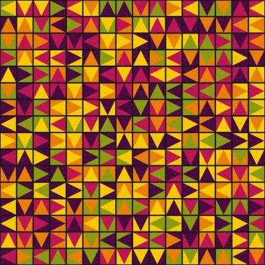 Soyut Geometrik Desen üretken hesaplama sanatı çizimi 