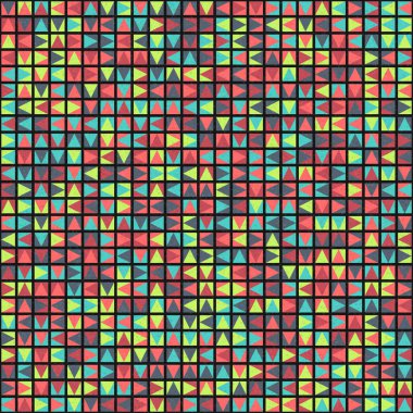 Soyut Geometrik Desen üretken hesaplama sanatı çizimi 