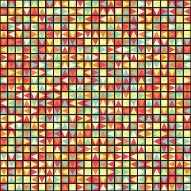 Soyut Geometrik Desen üretken hesaplama sanatı çizimi 