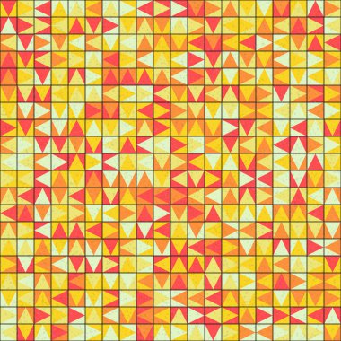 Soyut Geometrik Desen üretken hesaplama sanatı çizimi 