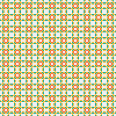 Soyut çapraz desenli üretken hesaplama sanatı çizimi