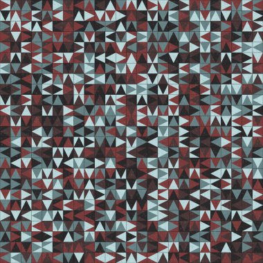 Soyut Geometrik Desen üretken hesaplama sanatı çizimi 