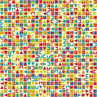 Soyut Geometrik Desen üretken hesaplama sanatı çizimi 