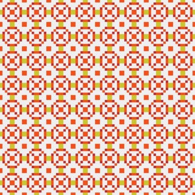 Soyut çapraz desenli üretken hesaplama sanatı çizimi