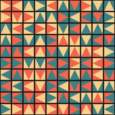 Soyut Geometrik Desen üretken hesaplama sanatı çizimi 