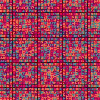 Soyut Geometrik Desen üretken hesaplama sanatı çizimi 