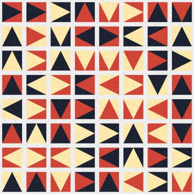 Soyut Geometrik Desen üretken hesaplama sanatı çizimi 