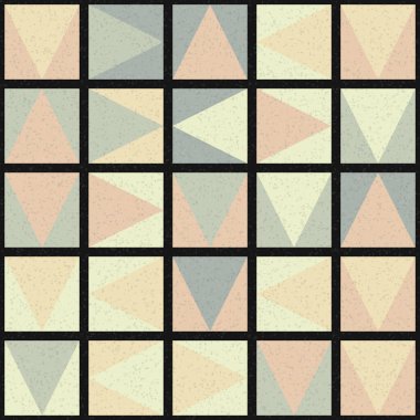 Soyut Geometrik Desen üretken hesaplama sanatı çizimi 