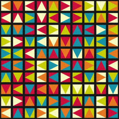 Soyut Geometrik Desen üretken hesaplama sanatı çizimi 