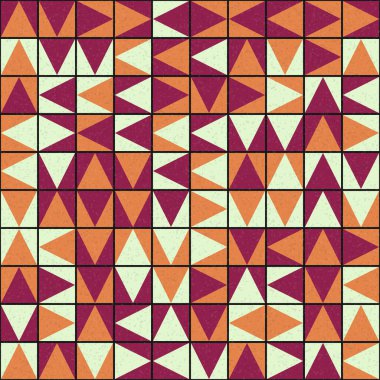 Soyut Geometrik Desen üretken hesaplama sanatı çizimi 