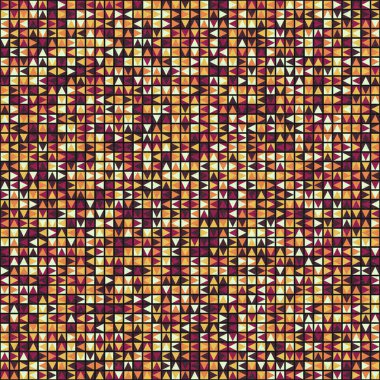 Soyut Geometrik Desen üretken hesaplama sanatı çizimi 
