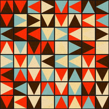 Soyut Geometrik Desen üretken hesaplama sanatı çizimi 