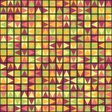 Soyut Geometrik Desen üretken hesaplama sanatı çizimi 