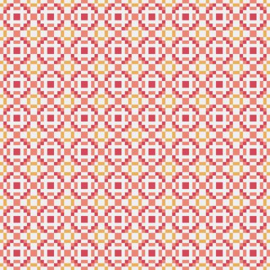 Soyut çapraz desenli üretken hesaplama sanatı çizimi