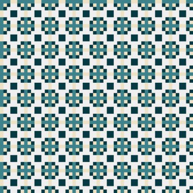 Soyut çapraz desenli üretken hesaplama sanatı çizimi