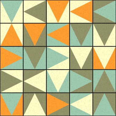 Soyut Geometrik Desen üretken hesaplama sanatı çizimi 