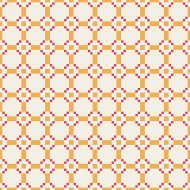 Soyut çapraz desenli üretken hesaplama sanatı çizimi