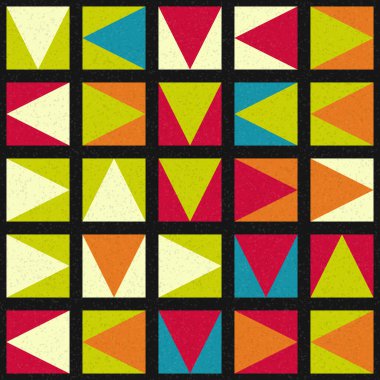 Soyut Geometrik Desen üretken hesaplama sanatı çizimi 