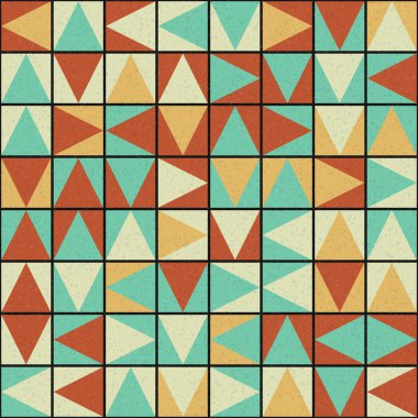 Soyut Geometrik Desen üretken hesaplama sanatı çizimi 