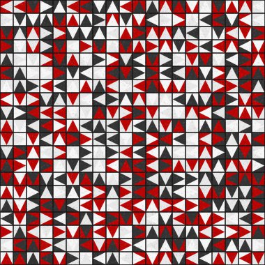 Soyut Geometrik Desen üretken hesaplama sanatı çizimi 