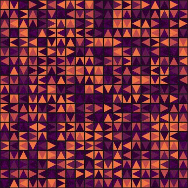 Soyut Geometrik Desen üretken hesaplama sanatı çizimi 