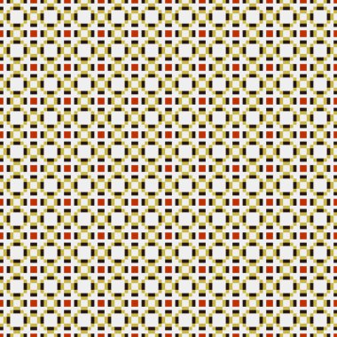 Soyut çapraz desenli üretken hesaplama sanatı çizimi