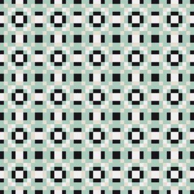 Soyut çapraz desenli üretken hesaplama sanatı çizimi