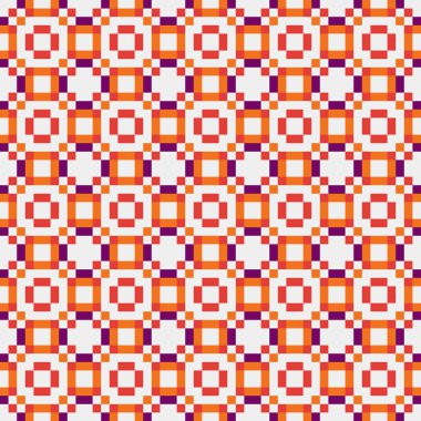 Soyut çapraz desenli üretken hesaplama sanatı çizimi