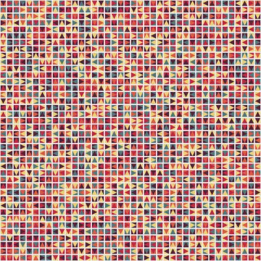 Soyut Geometrik Desen üretken hesaplama sanatı çizimi 