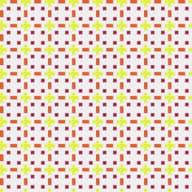 Soyut çapraz desenli üretken hesaplama sanatı çizimi