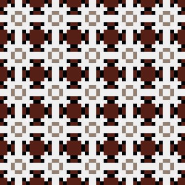 Soyut çapraz desenli üretken hesaplama sanatı çizimi