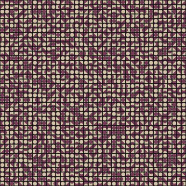 Üretken hesaplama sanatıyla soyut geometrik desen 