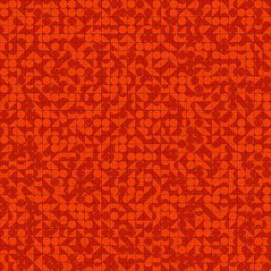 Üretken hesaplama sanatıyla soyut geometrik desen 