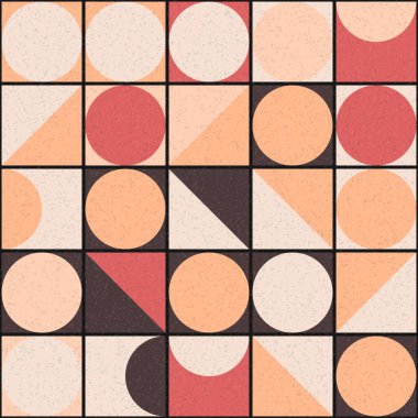 Üretken hesaplama sanatıyla soyut geometrik desen 