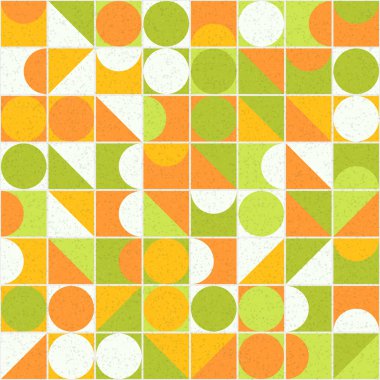 Üretken hesaplama sanatıyla soyut geometrik desen 