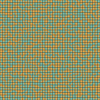 Üretken hesaplama sanatıyla soyut geometrik desen 