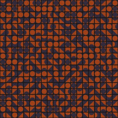 Soyut Geometrik Desen üretken hesaplama sanatı çizimi 