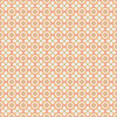 Soyut çapraz desenli üretken hesaplama sanatı çizimi