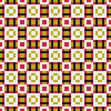 Soyut Geometrik Desen üretken hesaplama sanatı çizimi 