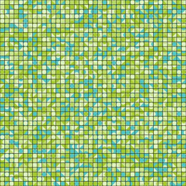 Üretken hesaplama sanatıyla soyut geometrik desen 