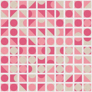 Üretken hesaplama sanatıyla soyut geometrik desen 