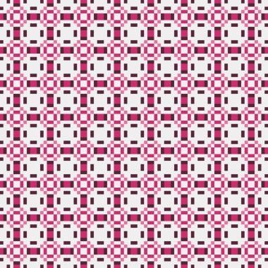 Soyut çapraz desenli üretken hesaplama sanatı çizimi