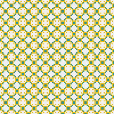 Soyut çapraz desenli üretken hesaplama sanatı çizimi