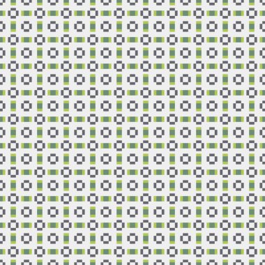 Soyut çapraz desenli üretken hesaplama sanatı çizimi