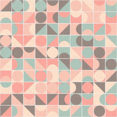 Üretken hesaplama sanatıyla soyut geometrik desen 