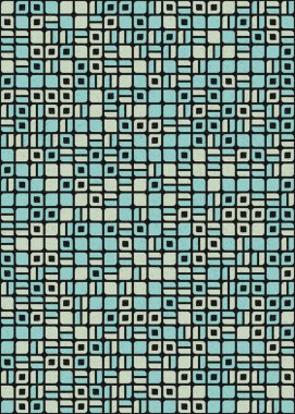 Soyut Geometrik Desen üretken hesaplama sanatı çizimi 