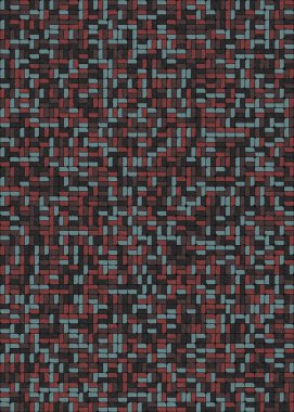 Üretken hesaplama sanatıyla soyut geometrik desen 