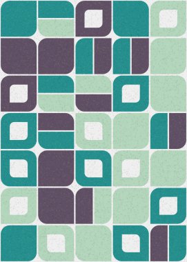 Soyut Geometrik Desen üretken hesaplama sanatı çizimi 