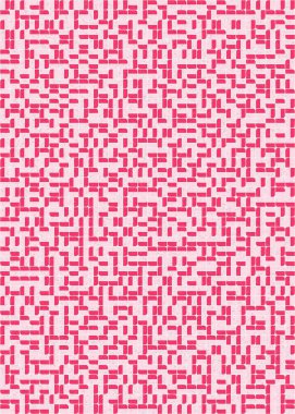 Üretken hesaplama sanatıyla soyut geometrik desen 